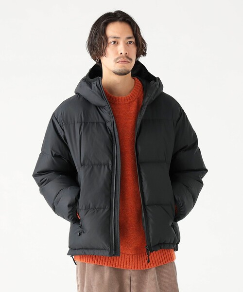 B:MING by BEAMS(ビーミングバイビームス)の「フーデッド アライド ダウン ジャケット<ユニセックス>(ダウンジャケット/コート・メンズ・オリーブ/ブラック・XL/M/S/L)」の2枚目の写真