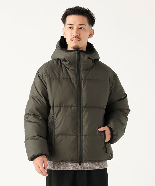 B:MING by BEAMS(ビーミングバイビームス)の「フーデッド アライド ダウン ジャケット<ユニセックス>(ダウンジャケット/コート・メンズ・オリーブ/ブラック・XL/M/S/L)」の4枚目の写真