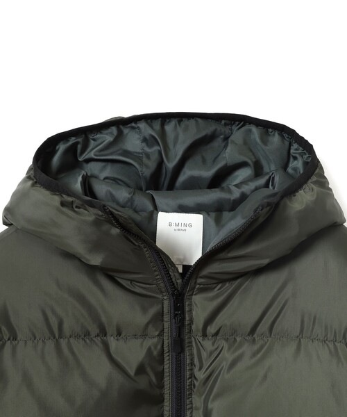 B:MING by BEAMS(ビーミングバイビームス)の「フーデッド アライド ダウン ジャケット<ユニセックス>(ダウンジャケット/コート・メンズ・オリーブ/ブラック・XL/M/S/L)」の13枚目の写真