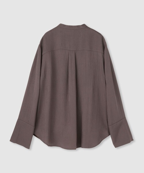 allureville（アルアバイル）の「ブライトツイルアシメボウブラウス（シャツ/ブラウス・レディース・オフホワイト/ブルー/ブラウン・2）」の12枚目の写真