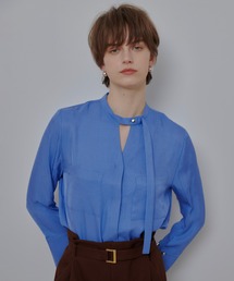 allureville | ブライトツイルアシメボウブラウス(シャツ/ブラウス)