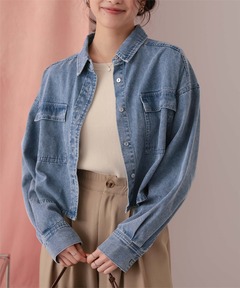 ≪追加≫ショートデニムシャツ（シャツ/ブラウス）｜Spick & Span