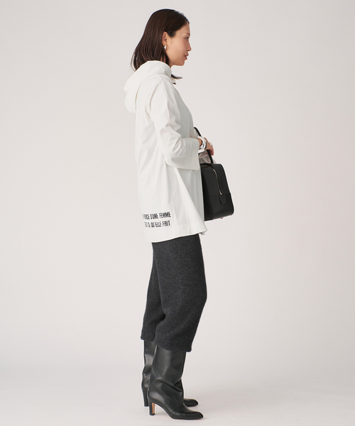 VERMEIL par iena（ヴェルメイユパーイエナ）の「cotton pullover hoodie（Tシャツ/カットソー・レディース・ブラック/ホワイト・FREE）」の18枚目の写真