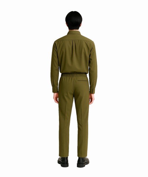 FACTOTUM(ファクトタム)の「【FACTOTUM】 Serge Relax 1P PT(スラックス・メンズ・ブラック/カーキ・44/46/48)」の8枚目の写真
