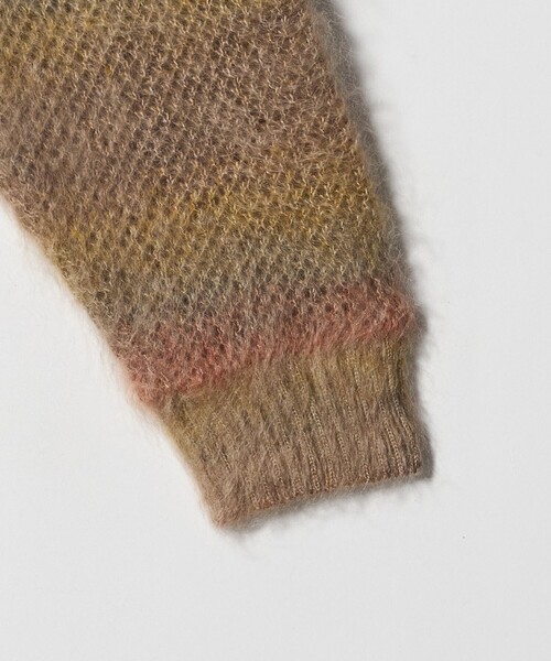 Steven Alan（スティーブンアラン）の「＜crepuscule＞ MIXED CN/ニット（ニット/セーター・メンズ・ベージュ/ブラック・1/2）」の5枚目の写真