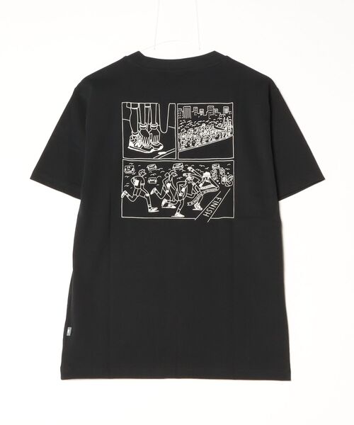 NEW BALANCE(ニューバランス)の「Runners Arent Normal ショートスリーブTシャツ(Tシャツ/カットソー・メンズ・ブラック/オフホワイト・MEDIUM/SMALL/XX-LARGE/X-LARGE/LARGE)」の14枚目の写真