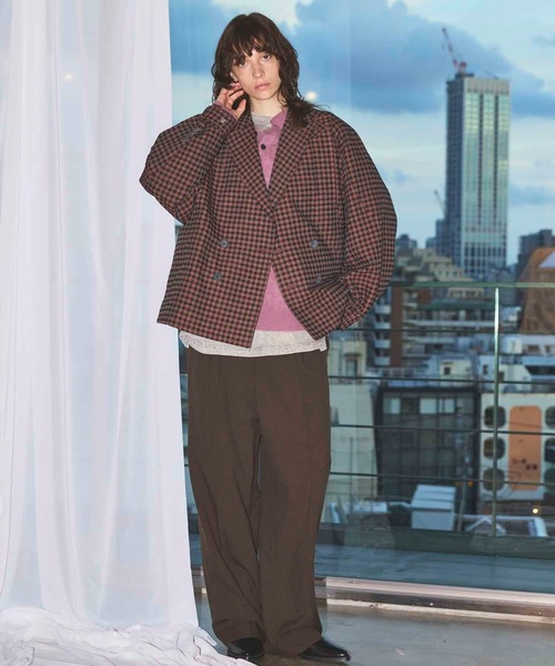 MAISON SPECIAL（メゾンスペシャル）の「《UNISEX》Toro-washer One Tuck Slacks/トロワッシャーワンタックスラックス【MAISON SPECIAL/メゾンスペシャル】■セットアップ対応■（スラックス・メンズ・ブラック/チャコールグレー/ブラウン/グレイッシュベージュ・0/1/2）」の18枚目の写真