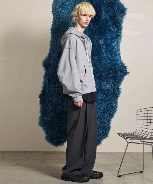 MAISON SPECIAL（メゾンスペシャル）の「《UNISEX》Toro-washer One Tuck Slacks/トロワッシャーワンタックスラックス【MAISON SPECIAL/メゾンスペシャル】■セットアップ対応■（スラックス・メンズ・ブラック/チャコールグレー/ブラウン/グレイッシュベージュ・0/1/2）」の11枚目の写真