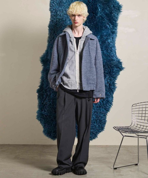 MAISON SPECIAL（メゾンスペシャル）の「《UNISEX》Toro-washer One Tuck Slacks/トロワッシャーワンタックスラックス【MAISON SPECIAL/メゾンスペシャル】■セットアップ対応■（スラックス・メンズ・ブラック/チャコールグレー/ブラウン/グレイッシュベージュ・0/1/2）」の12枚目の写真