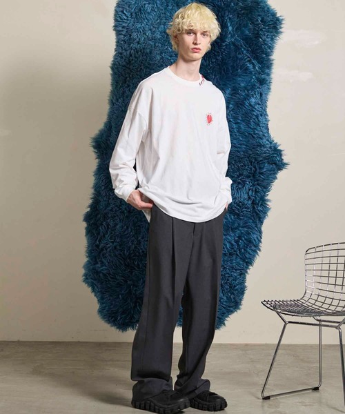 MAISON SPECIAL（メゾンスペシャル）の「《UNISEX》Toro-washer One Tuck Slacks/トロワッシャーワンタックスラックス【MAISON SPECIAL/メゾンスペシャル】■セットアップ対応■（スラックス・メンズ・ブラック/チャコールグレー/ブラウン/グレイッシュベージュ・0/1/2）」の13枚目の写真