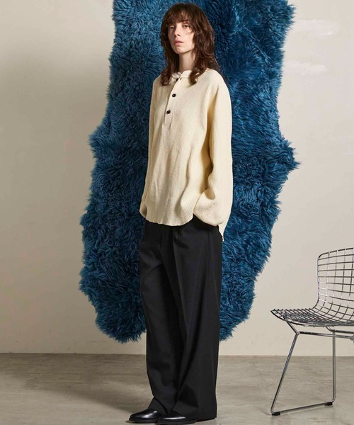 MAISON SPECIAL（メゾンスペシャル）の「《UNISEX》Toro-washer One Tuck Slacks/トロワッシャーワンタックスラックス【MAISON SPECIAL/メゾンスペシャル】■セットアップ対応■（スラックス・メンズ・ブラック/チャコールグレー/ブラウン/グレイッシュベージュ・0/1/2）」の5枚目の写真