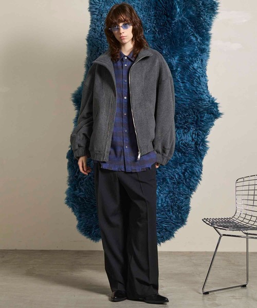 MAISON SPECIAL（メゾンスペシャル）の「《UNISEX》Toro-washer One Tuck Slacks/トロワッシャーワンタックスラックス【MAISON SPECIAL/メゾンスペシャル】■セットアップ対応■（スラックス・メンズ・ブラック/チャコールグレー/ブラウン/グレイッシュベージュ・0/1/2）」の9枚目の写真