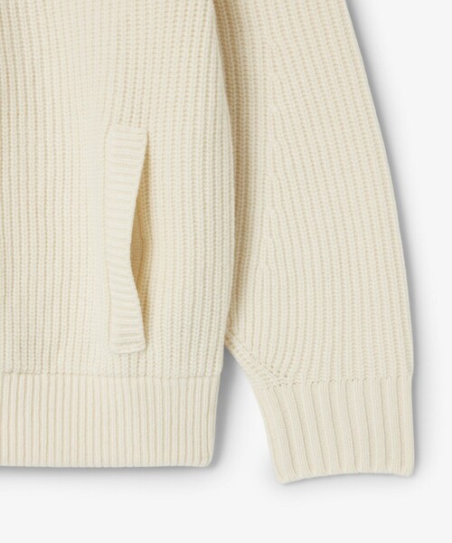 LACOSTE(ラコステ)の「ミドルゲージハイネックジップウールセーター / ドライバーズニット(ニット/セーター・メンズ・オフホワイト/ネイビー・2/4/3/5)」の14枚目の写真