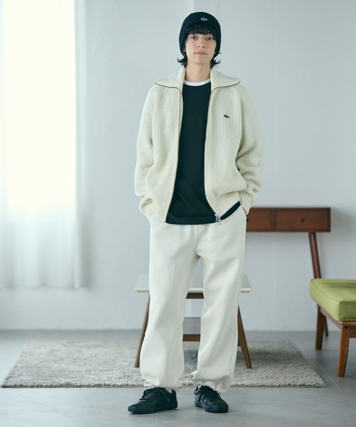 セール】ミドルゲージハイネックジップウールセーター / ドライバーズ