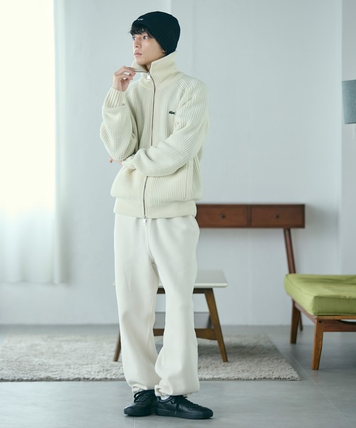 セール】ミドルゲージハイネックジップウールセーター / ドライバーズ