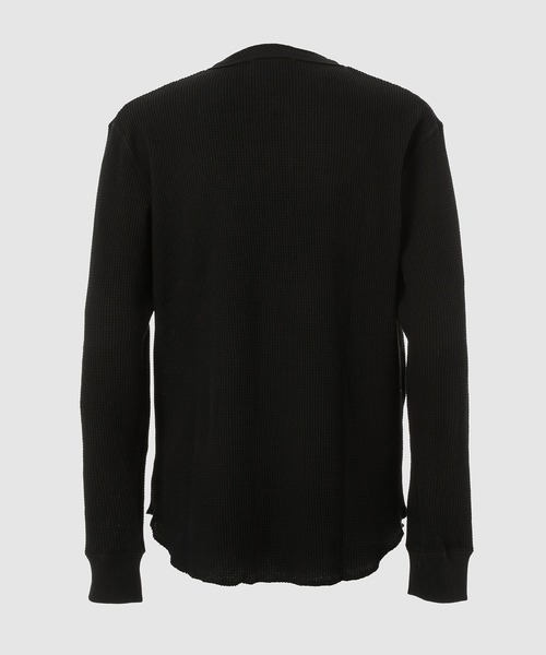 Urig（ウーリッヒ）の「4B HENRYNECK WAFFLE LS（その他トップス・メンズ・ブラック/ボルドー・2）」の3枚目の写真