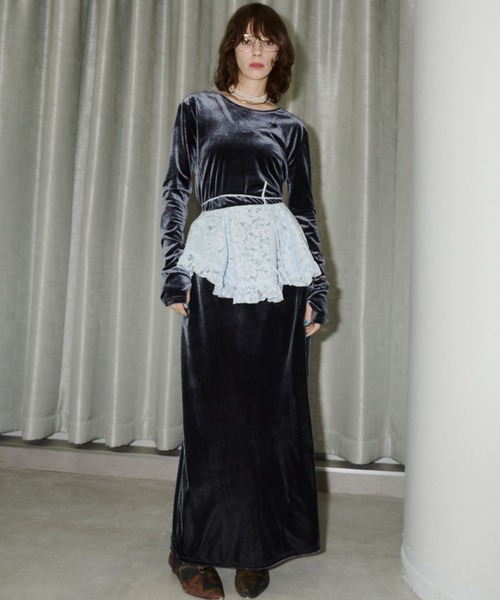 Lace collar apron / レースカラーエプロン（付け襟）｜yae（ヤエ）の