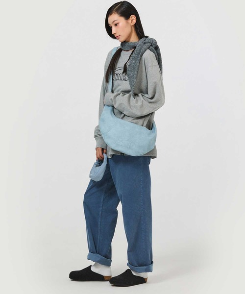 EMIS(イミス)の「LONG SLEEVE CHAIN STITCH T-SHIRT(Tシャツ/カットソー・レディース・ミックスグレー/ネイビー・FREE)」の10枚目の写真