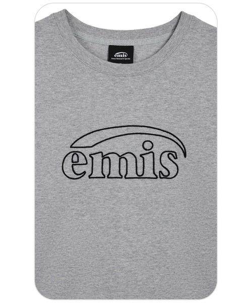 EMIS(イミス)の「LONG SLEEVE CHAIN STITCH T-SHIRT(Tシャツ/カットソー・レディース・ミックスグレー/ネイビー・FREE)」の15枚目の写真