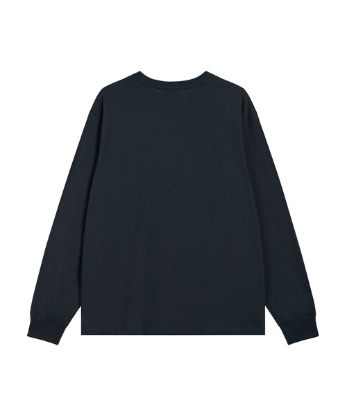 EMIS(イミス)の「LONG SLEEVE CHAIN STITCH T-SHIRT(Tシャツ/カットソー・レディース・ミックスグレー/ネイビー・FREE)」の5枚目の写真