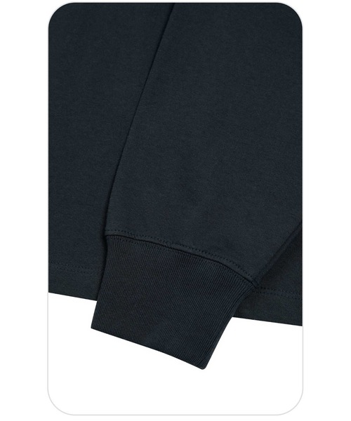 EMIS(イミス)の「LONG SLEEVE CHAIN STITCH T-SHIRT(Tシャツ/カットソー・レディース・ミックスグレー/ネイビー・FREE)」の8枚目の写真
