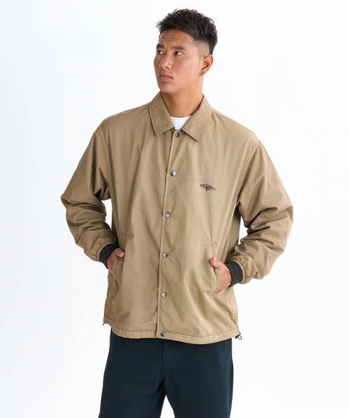 Quiksilver(クイックシルバー)の「PG COACH JACKET/クイックシルバーナイロンコーチジャケット・ブルゾン(ブルゾン・メンズ・ブラック/カーキ・LARGE/X-LARGE/MEDIUM)」の2枚目の写真
