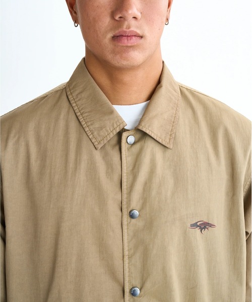 Quiksilver(クイックシルバー)の「PG COACH JACKET/クイックシルバーナイロンコーチジャケット・ブルゾン(ブルゾン・メンズ・ブラック/カーキ・LARGE/X-LARGE/MEDIUM)」の19枚目の写真