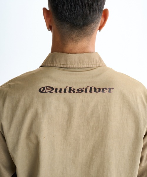 Quiksilver(クイックシルバー)の「PG COACH JACKET/クイックシルバーナイロンコーチジャケット・ブルゾン(ブルゾン・メンズ・ブラック/カーキ・LARGE/X-LARGE/MEDIUM)」の15枚目の写真