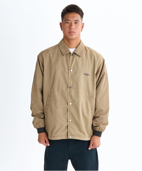 Quiksilver(クイックシルバー)の「PG COACH JACKET/クイックシルバーナイロンコーチジャケット・ブルゾン(ブルゾン・メンズ・ブラック/カーキ・LARGE/X-LARGE/MEDIUM)」の7枚目の写真