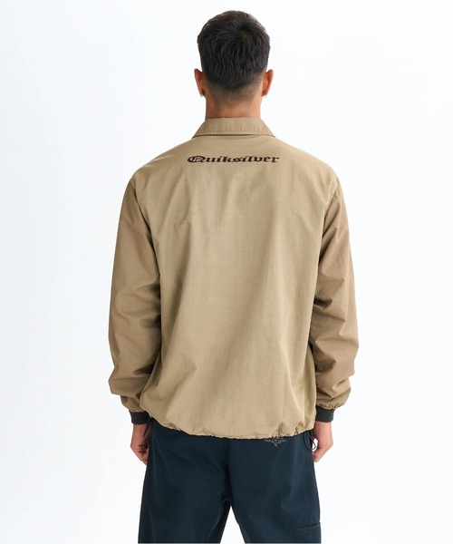 Quiksilver(クイックシルバー)の「PG COACH JACKET/クイックシルバーナイロンコーチジャケット・ブルゾン(ブルゾン・メンズ・ブラック/カーキ・LARGE/X-LARGE/MEDIUM)」の4枚目の写真