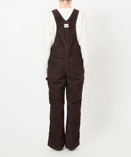 Lee（リー）の「LEE /リー SLOBE別注 コーデュロイオーバーオール（サロペット/オーバーオール・レディース・ブラウン/アイボリー・FREE）」の15枚目の写真