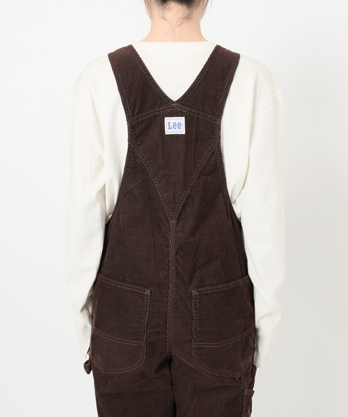 Lee（リー）の「LEE /リー SLOBE別注 コーデュロイオーバーオール（サロペット/オーバーオール・レディース・ブラウン/アイボリー・FREE）」の17枚目の写真