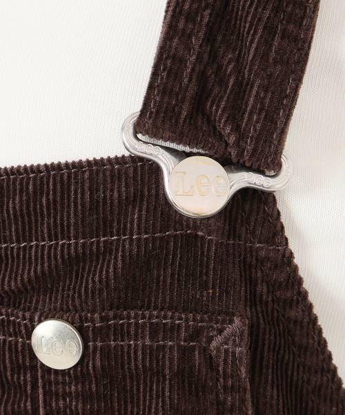 Lee（リー）の「LEE /リー SLOBE別注 コーデュロイオーバーオール（サロペット/オーバーオール・レディース・ブラウン/アイボリー・FREE）」の21枚目の写真