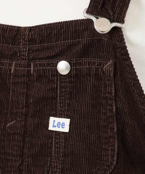 Lee（リー）の「LEE /リー SLOBE別注 コーデュロイオーバーオール（サロペット/オーバーオール・レディース・ブラウン/アイボリー・FREE）」の22枚目の写真