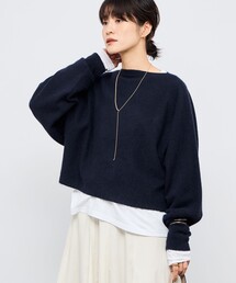 NOLLEY’S | 《手洗い可能》ウォッシャブルヘアリーショート丈プルオーバー(ニット/セーター)