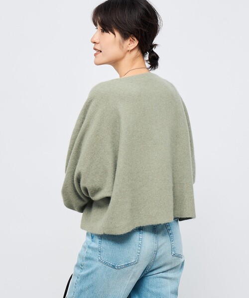 NOLLEY’S（ノーリーズ）の「《手洗い可能》ウォッシャブルヘアリーショート丈プルオーバー（ニット/セーター・レディース・ライトグリーン/ネイビー/ベージュ・FREE）」の17枚目の写真