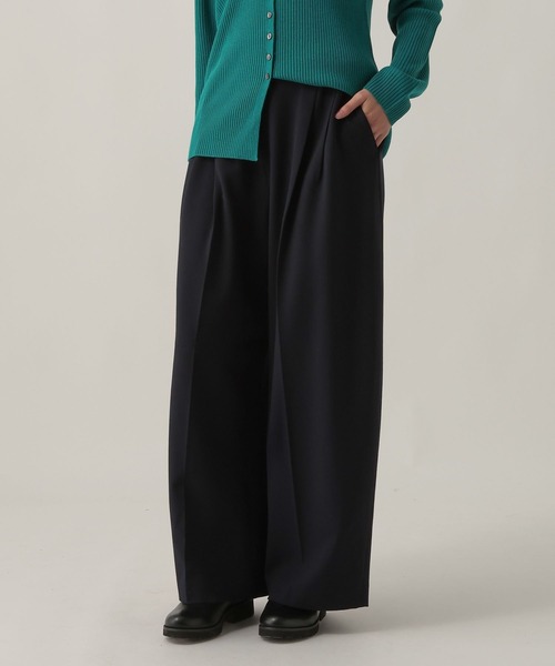 Elura（エルーラ）の「スリムウォームゆるカーブパンツ/605972（その他パンツ・レディース・ライトグレー/ネイビー/ライトピンク/チェック・MEDIUM/LARGE）」の17枚目の写真