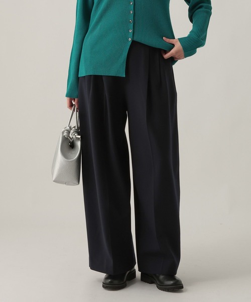 Elura（エルーラ）の「スリムウォームゆるカーブパンツ/605972（その他パンツ・レディース・ライトグレー/ネイビー/ライトピンク/チェック・MEDIUM/LARGE）」の18枚目の写真