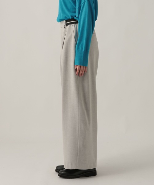 Elura（エルーラ）の「スリムウォームゆるカーブパンツ/605972（その他パンツ・レディース・ライトグレー/ネイビー/ライトピンク/チェック・MEDIUM/LARGE）」の19枚目の写真