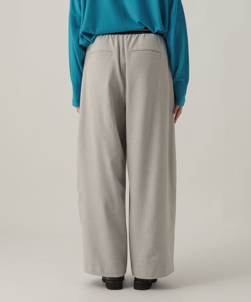 Elura（エルーラ）の「スリムウォームゆるカーブパンツ/605972（その他パンツ・レディース・ライトグレー/ネイビー/ライトピンク/チェック・MEDIUM/LARGE）」の20枚目の写真