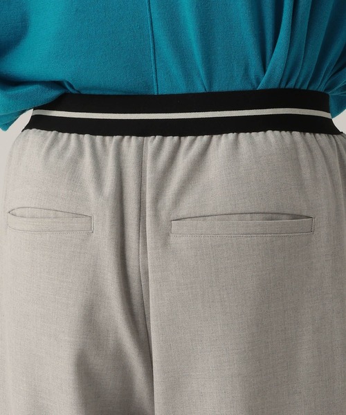 Elura（エルーラ）の「スリムウォームゆるカーブパンツ/605972（その他パンツ・レディース・ライトグレー/ネイビー/ライトピンク/チェック・MEDIUM/LARGE）」の22枚目の写真