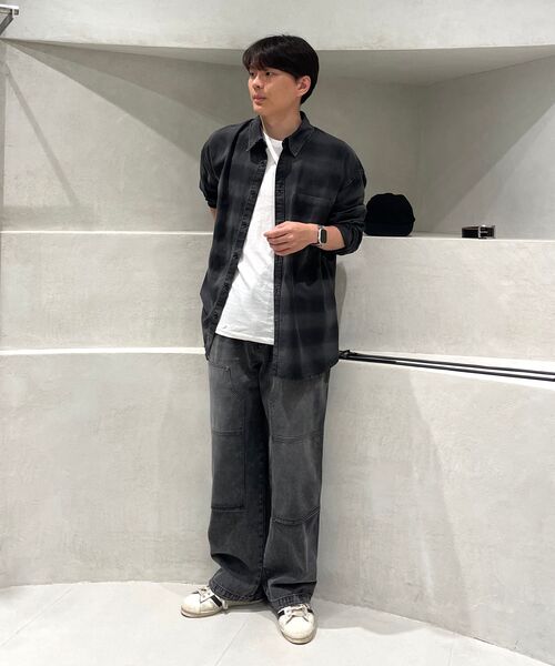 INSILENCE(インサイロンス)の「ディストロイドダイングチェックシャツ WASHED BLACK(シャツ/ブラウス・レディース・その他・MEDIUM/LARGE/SMALL)」の4枚目の写真