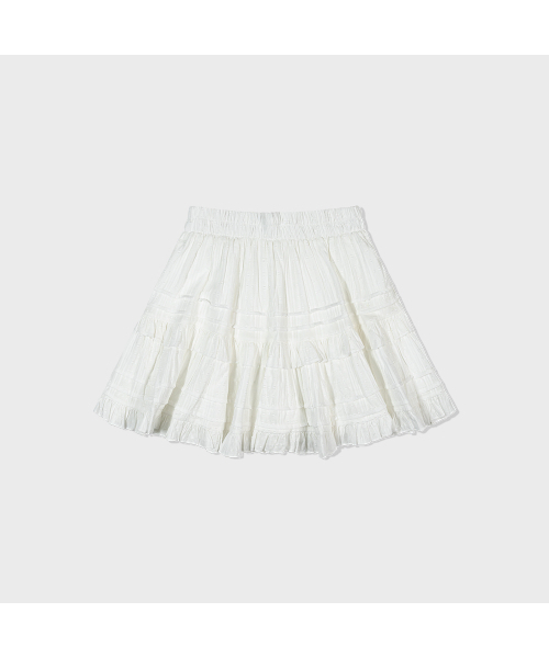 MOAA(モア)の「Tiered Ruffle Mini Skirt (WHITE)(スカート・レディース・その他・SMALL/MEDIUM)」の3枚目の写真