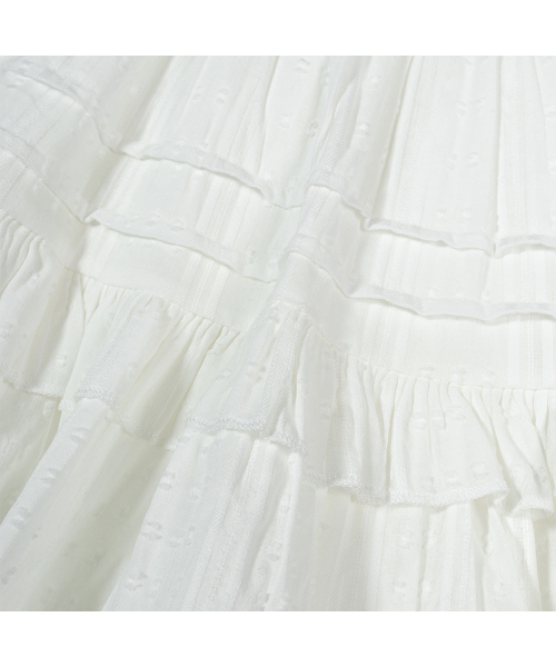 MOAA(モア)の「Tiered Ruffle Mini Skirt (WHITE)(スカート・レディース・その他・SMALL/MEDIUM)」の4枚目の写真