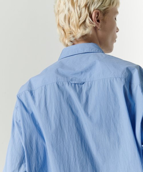 MUSINSA STANDARD（ムシンサスタンダード）の「[シティレジャー] CNオーバーサイズシャツ [ソックスブルー]（シャツ/ブラウス・メンズ・その他・SMALL/MEDIUM/LARGE/X-LARGE/XX-LARGE）」の5枚目の写真