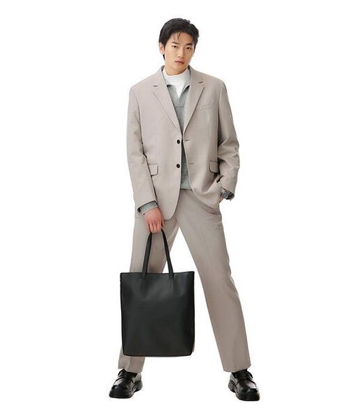 MUSINSA STANDARD(ムシンサスタンダード)の「リラックスベーシックブレザー【ライトベージュ】(テーラードジャケット・メンズ・その他・MEDIUM/LARGE/X-LARGE/XX-LARGE)」の12枚目の写真