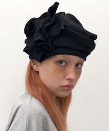 TYPESERVICE（タイプサービス）の「Gathered Beanie [Black]（ニットキャップ/ビーニー）」