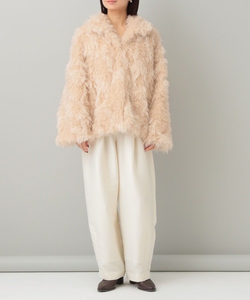 A part by（アパートバイ）の「【一部店舗限定】コモンドールファーコート（その他アウター・レディース・ベージュ/ブラウン系その他・FREE）」の12枚目の写真