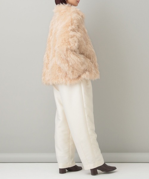 A part by（アパートバイ）の「【一部店舗限定】コモンドールファーコート（その他アウター・レディース・ベージュ/ブラウン系その他・FREE）」の14枚目の写真