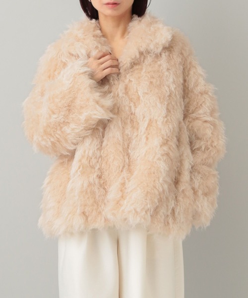 A part by（アパートバイ）の「【一部店舗限定】コモンドールファーコート（その他アウター・レディース・ベージュ/ブラウン系その他・FREE）」の17枚目の写真